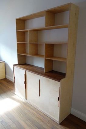 Alexandria's cabinet bookcase combo