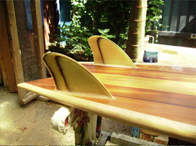 Custom made hollow wooden fish