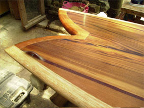 Custom made hollow wooden fish