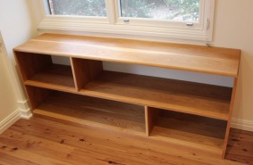 American oak shelves Custom made American oak shelves