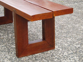 Ironbark bench Custom made bench