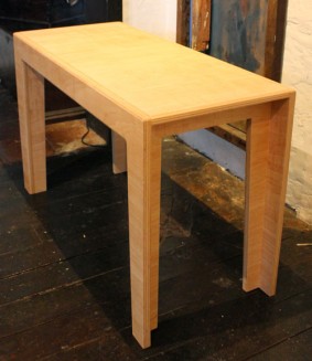 plywood kid's desk Custom made plywood kid's desk