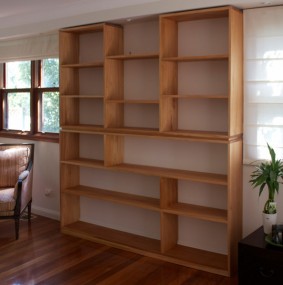 Shelves for Francesca and Bruce Custom made bookshelves