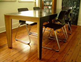 Plywood dining table Custom made plywood dining table