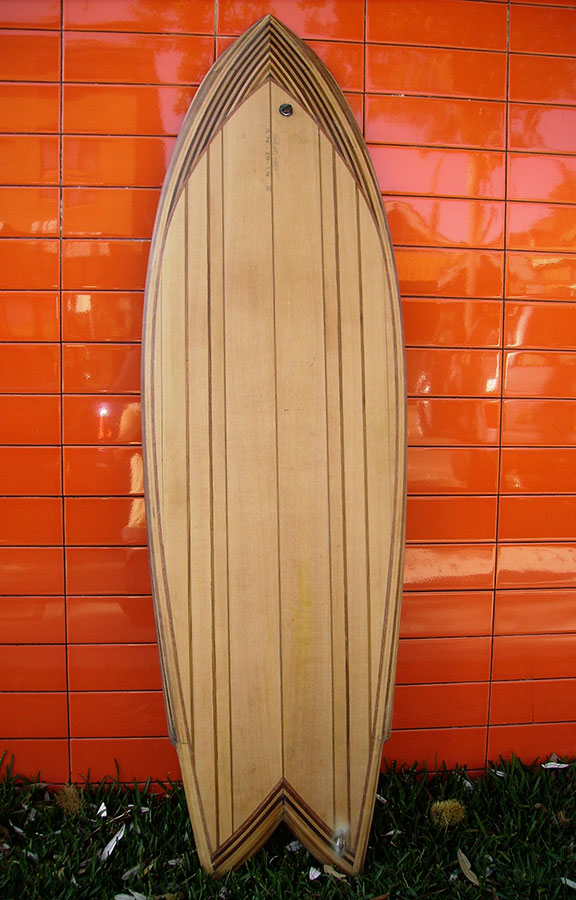 5'7" Fish in western red cedar – single to double concave