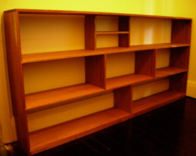 Custom made bookshelves