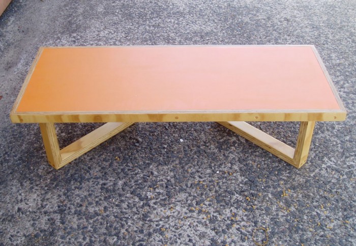 Coffee table in furniture-grade plywood