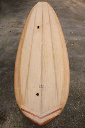 Custom made stand up paddle board