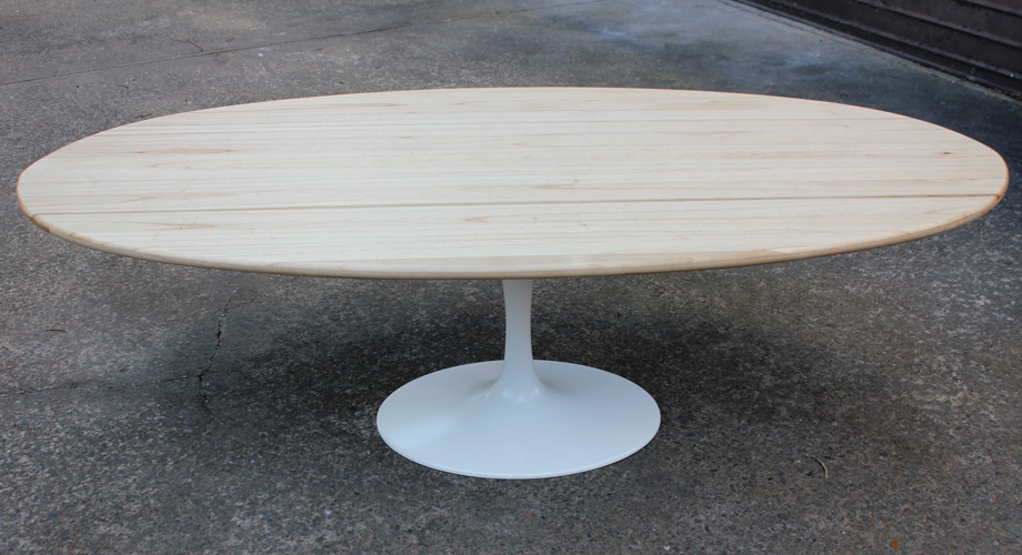Hollow wooden table top